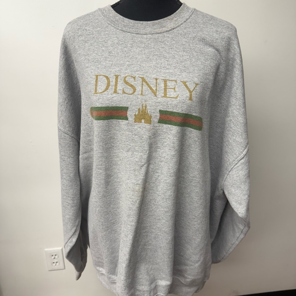 Disney Gray Crewneck - Gucci Colors - Plus Size 3X